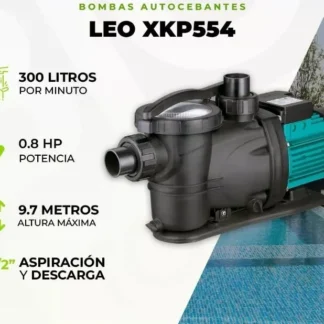 Bomba Agua Autocebante Pileta Leo 600w 0,8 Hp 50mil Litros