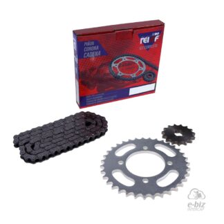 KIT REINF C45 CORONA/PIÑON/CADENA 38/16-428-136L MOTOMEL CUSTOM 200