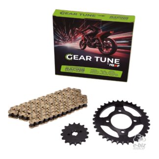 KIT REINF GEAR TUNE C45 CORONA/PIÑON/CADENA REFORZADA GOLDEN 35/16-428H 110L GILERA SMASH/ZANELLA ZB/CORVEN ENERGY/MOTOMEL BLIT