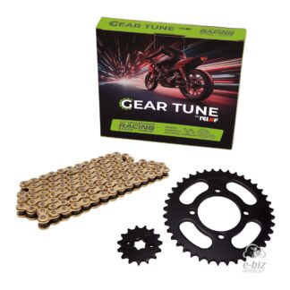 KIT REINF GEAR TUNE C45 CORONA/PIÑON/CADENA REFORZADA GOLDEN 40/15-428H 118L YAMAHA YBR 125