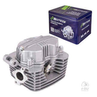 TAPA DE CILINDRO COMPLETA MOTEGI ZANELLA RX 150/SKUA 150/CORVEN HUNTER 150 (COLOR GRIS) C/B REFORZADO