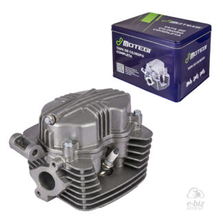 TAPA DE CILINDRO COMPLETA MOTEGI CORVEN TRIAX 200/ZANELLA ZR 200 (COLOR GRIS)