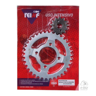 KIT REINF C23 CORONA/PIÑON 36/13-428 GILERA SMASH/ZANELLA ZB/CORVEN ENERGY/MOTOMEL BIT