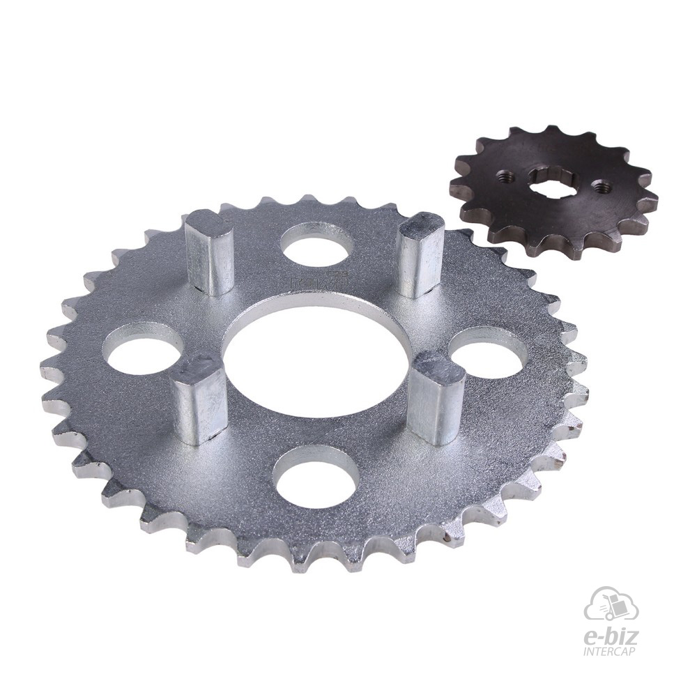 KIT REINF C23 CORONA/PIÑON 35/15-420 HONDA DAX/GUERRERO DAY/ZANELLA HOT/MONDIAL DAX - Imagen 4