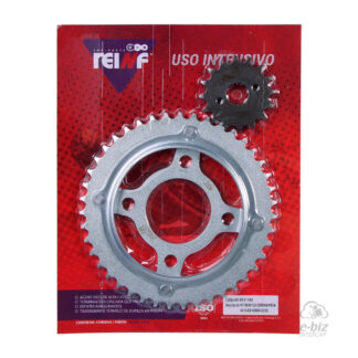 KIT REINF C23 CORONA/PIÑON 43/16-428 C/PROTECTOR HONDA CG150 TITAN/GLH 150
