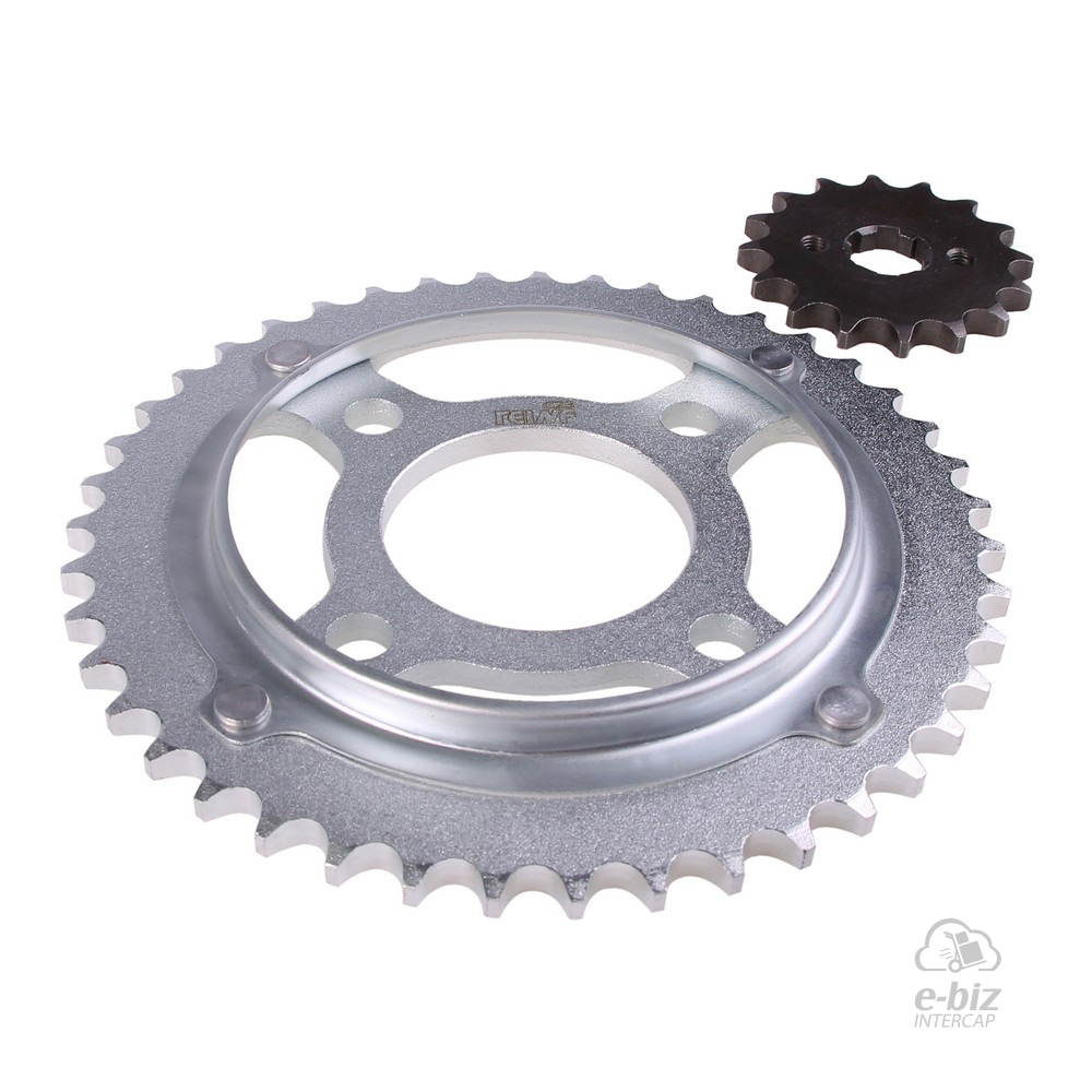 KIT REINF C23 CORONA/PIÑON 43/16-428 C/PROTECTOR HONDA CG150 TITAN/GLH 150 - Imagen 4