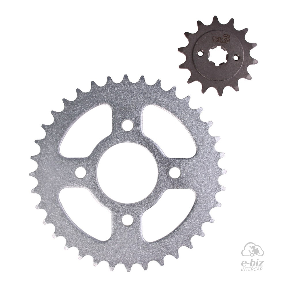 KIT REINF C23 CORONA/PIÑON 36/14-520 BAJAJ ROUSER 220 F/SF - Imagen 3