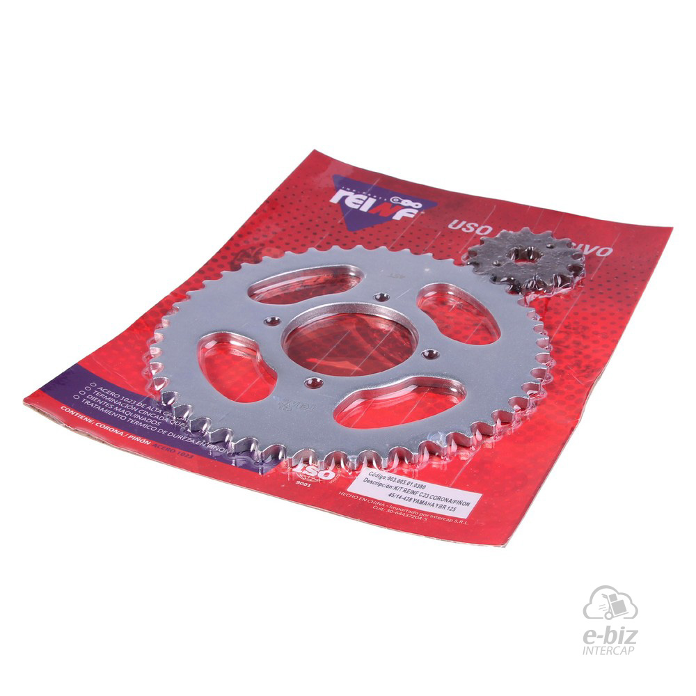 KIT REINF C23 CORONA/PIÑON 45/14-428 YAMAHA YBR 125 - Imagen 2
