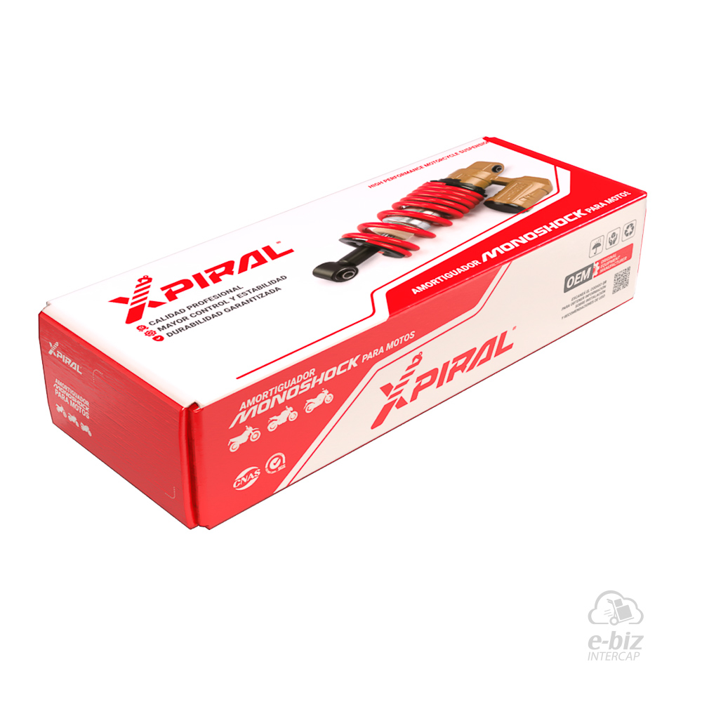 AMORTIGUADOR MONOSHOCK XPIRAL 300MM BAJAJ ROUSER NS 200 - Imagen 3
