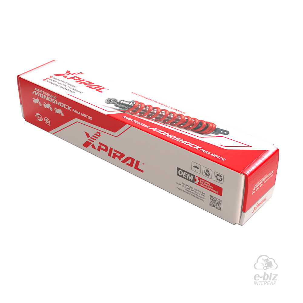 AMORTIGUADOR MONOSHOCK XPIRAL 295MM YAMAHA FZ-16 - Imagen 5