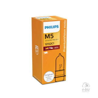 LAMPARA PHILIPS M5 12153ES 12V 35/35W STANDARD DEL. MOTOS 110 SMASH/CORVEN/GUERRERO/HONDA/YAMAHA/ZANELLA