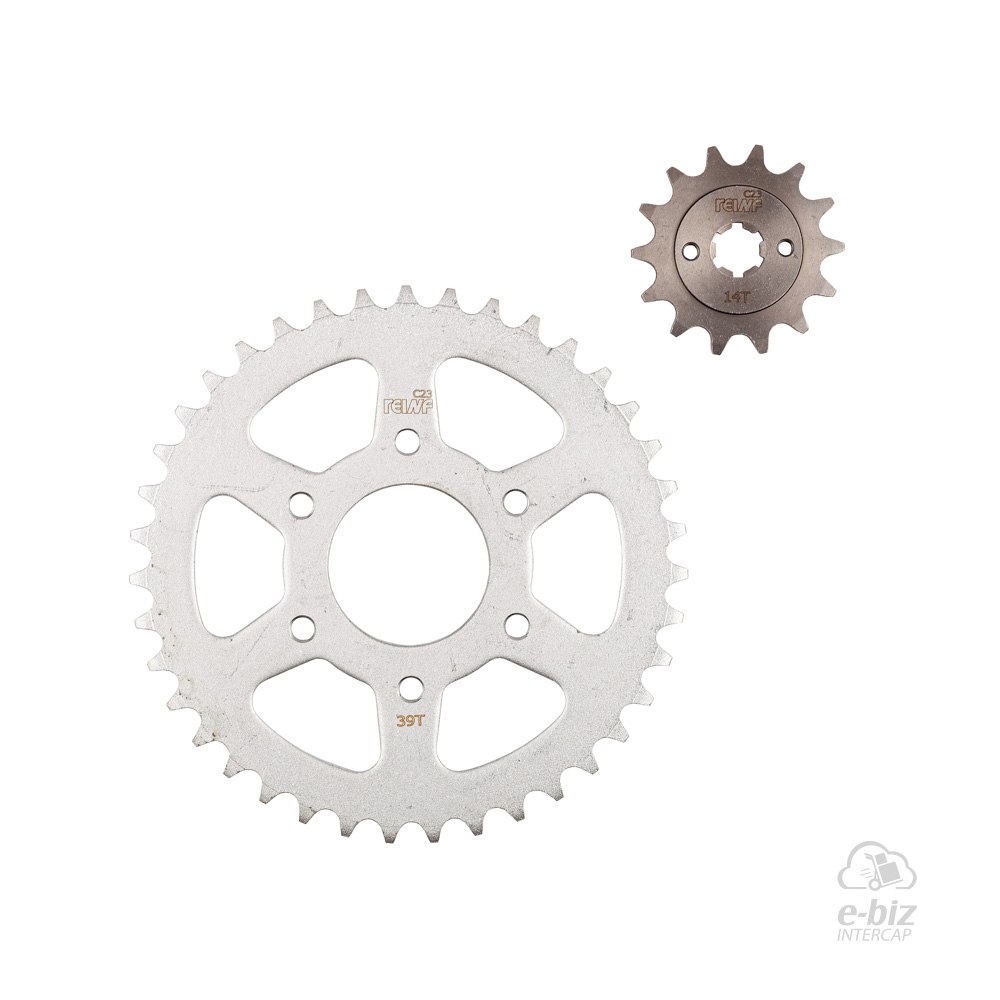 KIT REINF C23 CORONA/PIÑON/CADENA REFORZADA 39/14-520H-108L BAJAJ ROUSER NS 200 - Imagen 2