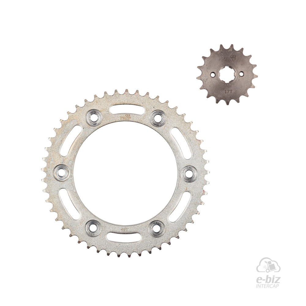 KIT REINF C23 CORONA/PIÑON/CADENA 49/17-428-132L HONDA XR 150L/HONDA XR 125 L - Imagen 2