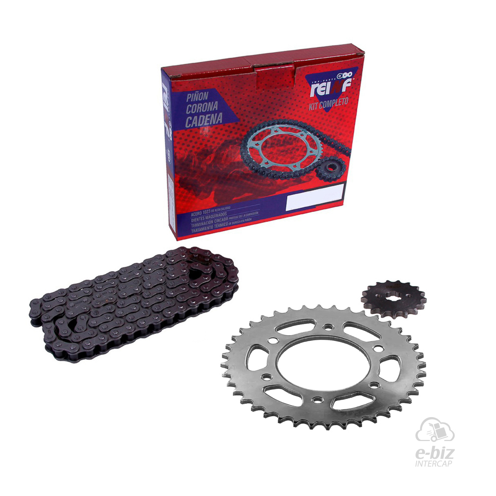 KIT REINF C23 CORONA/PIÑON/CADENA 40/14-428-136L YAMAHA FZ16