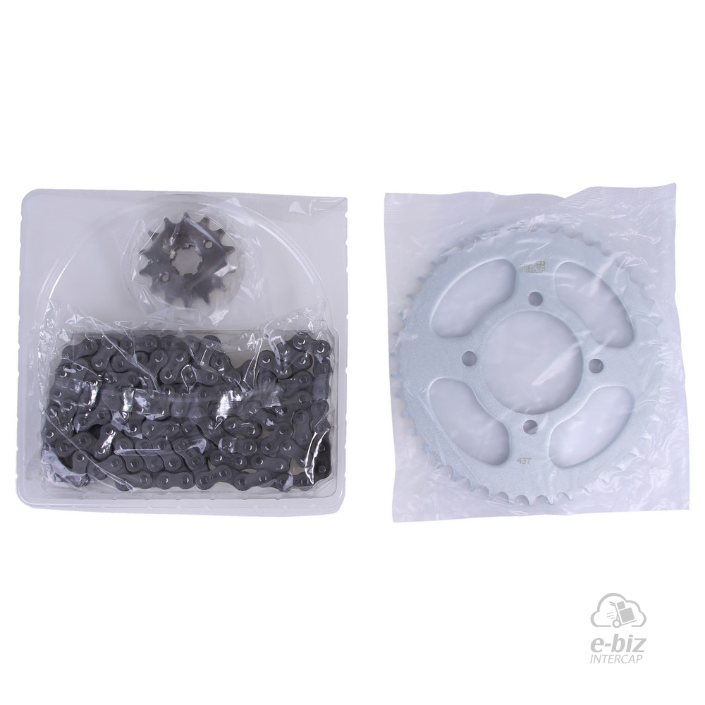 KIT REINF C23 CORONA/PIÑON/CADENA 43/14-428-118L YAMAHA YBR 125 - Imagen 5
