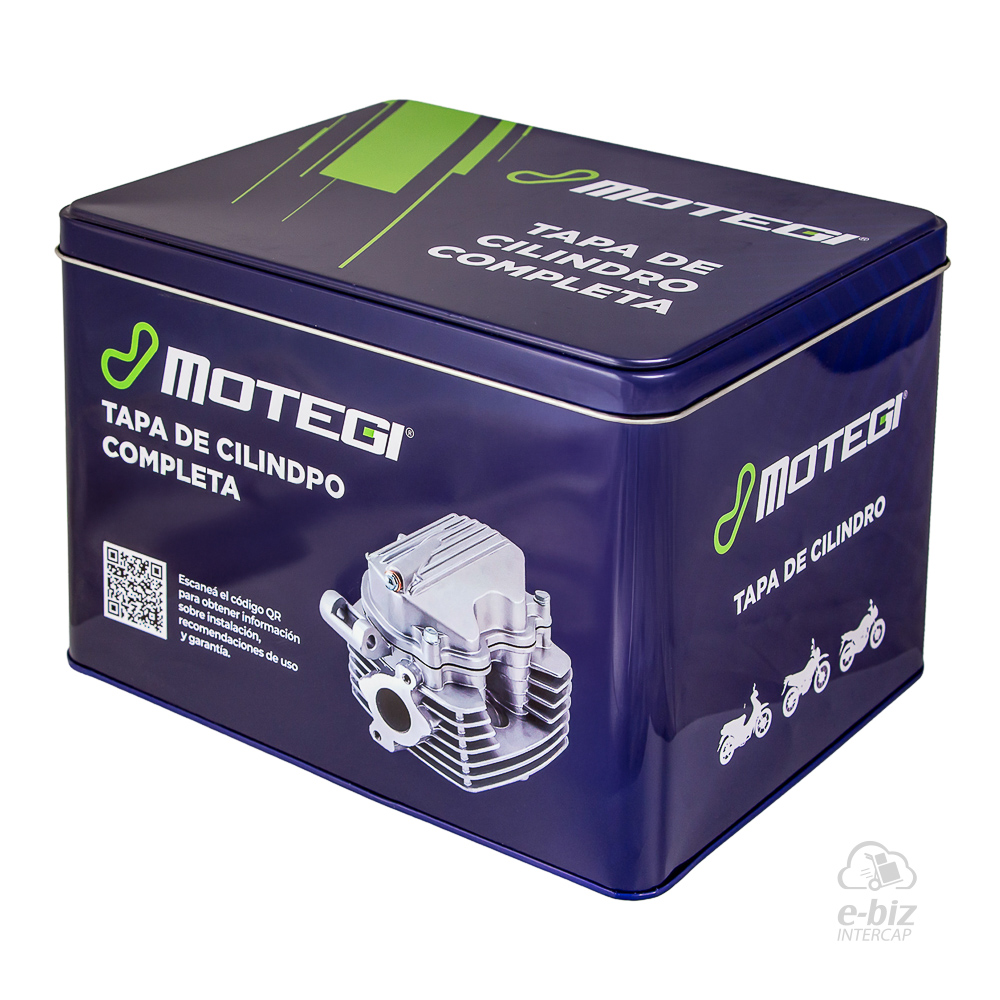 TAPA DE CILINDRO COMPLETA MOTEGI YAMAHA YBR 125/XTZ 125 - Imagen 9