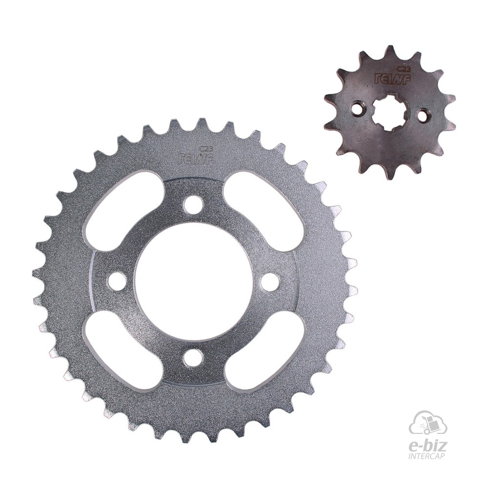 KIT REINF C23 CORONA/PIÑON 38/15-428 ZANELLA RX 150/CERRO CE/CORVEN HUNTER/GILERA VC 150 - Imagen 3