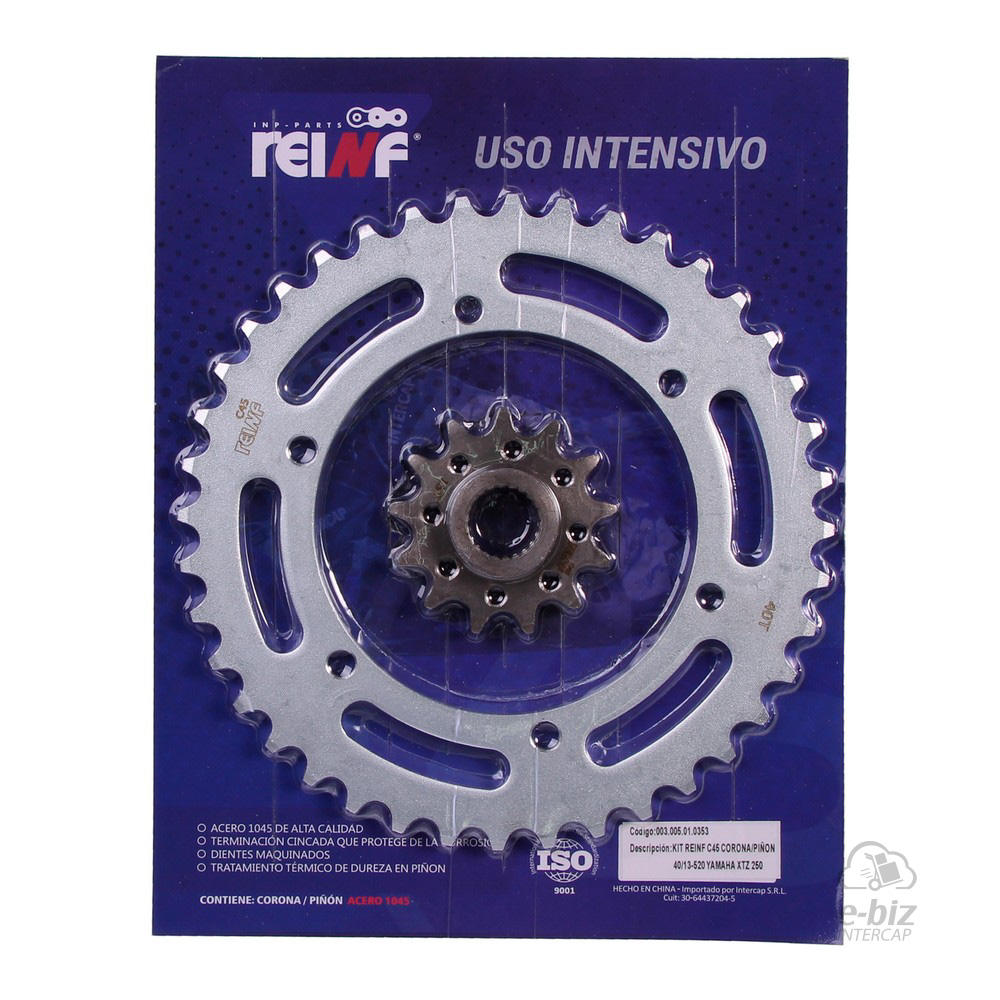 KIT REINF C45 CORONA/PIÑON 40/13-520 YAMAHA XTZ 250 LANDER/XTZ 250 TENERE
