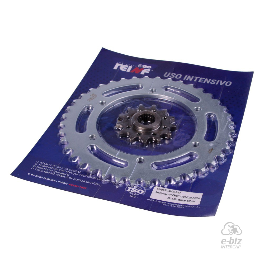 KIT REINF C45 CORONA/PIÑON 40/13-520 YAMAHA XTZ 250 LANDER/XTZ 250 TENERE - Imagen 2